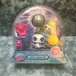 Littlest Pet Shop Disco Dance Off Set - Purple and Pink